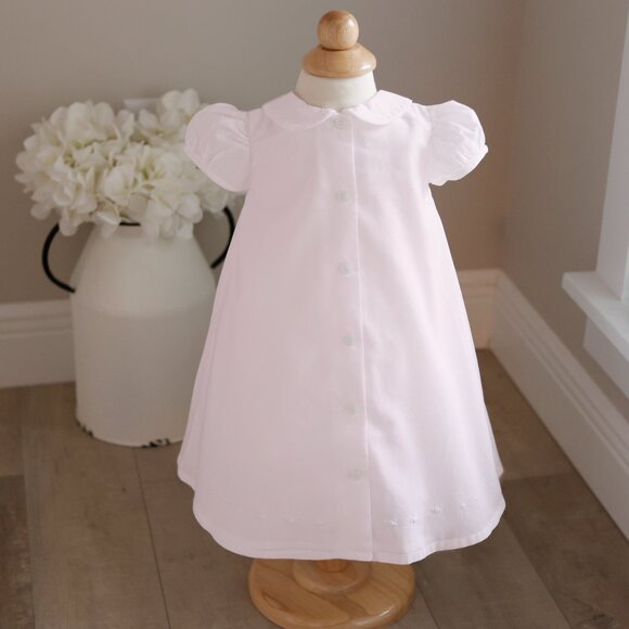 Strasburg Pink Heirloom 100% Cotton Gown Pearl Hand Embroidery Size 3 Months NWT - Picture 4 of 5